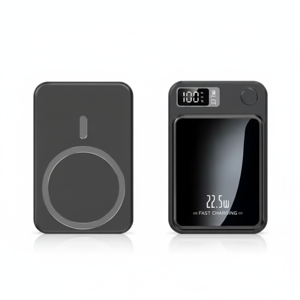 MagnetBoost Qi PowerBank Pro 20000mAh Mini Charger